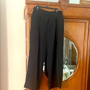 Banana Republic Wide Leg Black Dress Pants NWT size 14